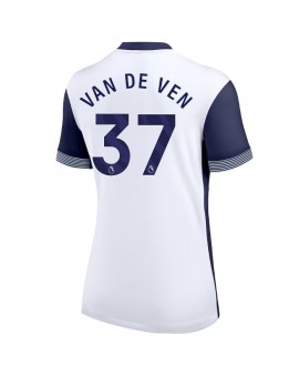 Tottenham Hotspur Micky van de Ven #37 Zenski Domaci Dres 2024-25 Kratak Rukavima